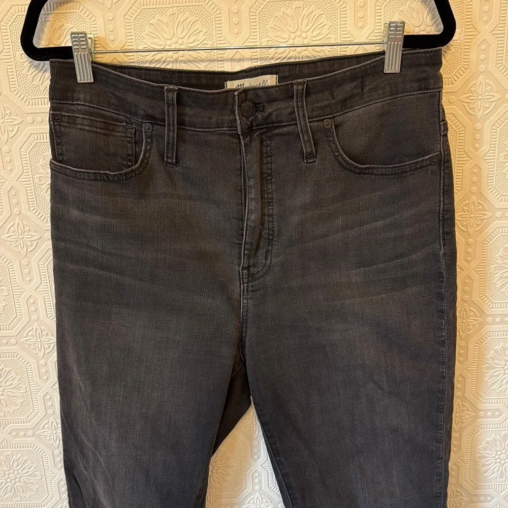 Madewell Curvy High-Rise Skinny Jeans in Black Sea Sz 31 - Picture 6 of 10